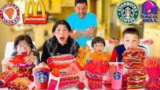 Eating the SPICIEST FOOD From Every Drive Thru Restaurant! | Familia Diamond