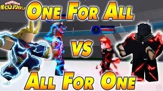 One For All VS All For One | Boku No Roblox Remastered