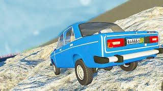 СПУСКИ БЕЗ ТОРМОЗОВ в BEAMNG DRIVE