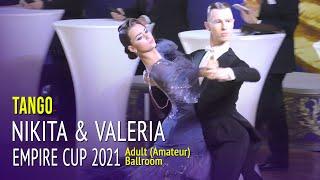 Tango = Nikita Beresnev & Valeria Vinogradova = Empire Cup 2021 Adult Ballroom