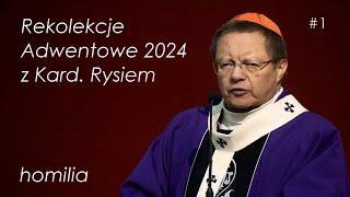 Kard. Ryś: radość i pokój biorą się z nadziei! | Rekolekcje Adwentowe dla Łodzi 2024 #1