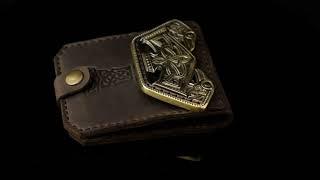 LEATHER WALLET "NORDIC" ШКІРЯНИЙ ГАМАНЕЦЬ "НОРМАНДСЬКИЙ"