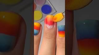 Eyeshadow Nail Hack#nails #nailart #nailpolish #nailarttutorial #summernails #nailhacks #nailtips