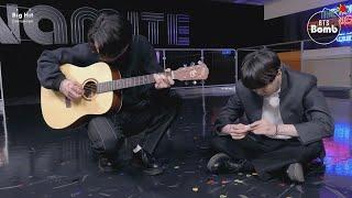 [RUS SUB | BANGTAN BOMB] Live Guitar Show at the Roller Rink - BTS + Title Songs