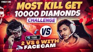  Warloop Vs Ajjeffy With Two FaceCam||Winner Get 10000 Dimonds|| Garena-Free Fire#ajjeffy