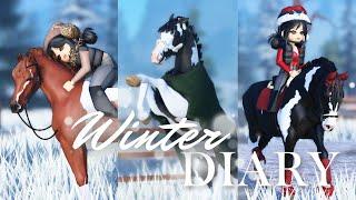 A Winter Diary: Equestrian Vlog ️ New Horse, Progress & More! II Strideway Roleplay Roblox