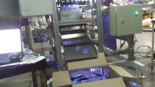 Sachet packing machine for creams