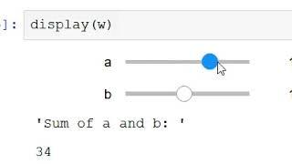 Jupyter ipywidget interactive control demo