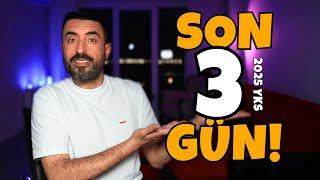 SON 3 GÜN! Ders Çalışmalı mı? Dinlenmeli mi?