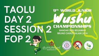 9th World Junior Wushu Championships Day 2 - FOP2 Taolu Afternoon Session