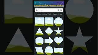 use canva frame to crop image into shapes and circle /CANVA TUTORIAL