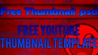 *FREE* YouTube Thumbnail Template!