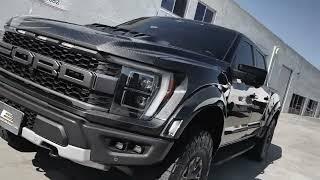 2021-Up F-150 Raptor Carbon Fiber Grille Trim