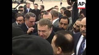 Iraq - Aid arrives from Zhirinovsky