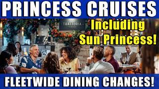 Unveiled! Major Changes for Princess Cruises Dining in Detail!