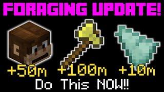 DO THIS NOW to PREPARE for the Foraging Update! | Hypixel Skyblock