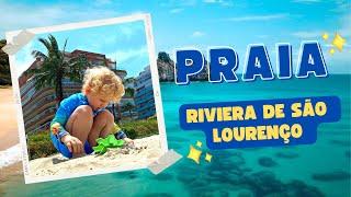 BRINCANDO NA PRAIA - Resort Ilha da Madeira em Riviera de São Lourenço