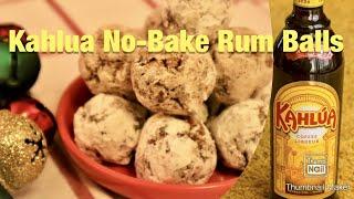 Khalua No-Bake Rum Balls