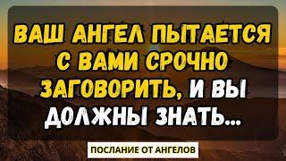   ВАШ АНГЕЛ ПЫТАЕТСЯ С ВАМИ СРОЧНО ЗАГОВОРИТЬ, И ВЫ ДОЛЖНЫ ЗНАТЬ.... послание от ангелов.