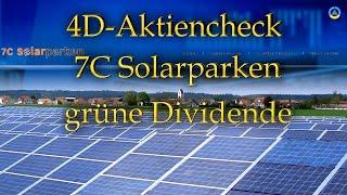 4D-Aktiencheck 7C-Solarparken grüner Strom 3,2% Dividende