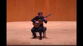 Leo Brouwer Sonata (1990); 2nd movement (Sarabanda de Scriabin) played by Timothy Sherren