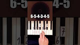 /3 Mingle Game Song Squid Game Piano Tutorial #shorts