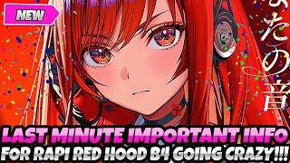 *BE AWARE!!!* LAST MINUTE IMPORTANT NEW INFO FOR RAPI RED HOOD YOU NEED TO KNOW B4 SUMMONING (Nikke