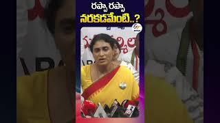 రప్పా రప్పా నరకడమేంటి..? | వైఎస్ షర్మిల