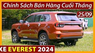 Giá xe Ford Everest cuối tháng 9. Xe Santafe 2024 ra mắt, khó tạo áp lực. Chi tiết xe lăn bánh.