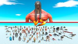 Eren Titan vs All Units - Animal Revolt Battle Simulator