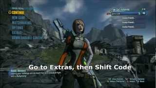 Borderlands 2 - How To Use Shift Code On PS3