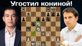 Нодирбек Абдусатторов   - Андрей Волокитин  | 45-я Всемирная шахматная олимпиада 2024 | 7 тур