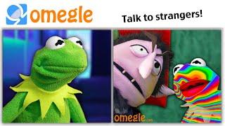 Kermit the Frog Meets The Count on Omegle! (Ft Rainbow Kermit)