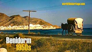 Benidorm 1950s in color, Alicante, Calpe, Guadalest, (Costa Blanca, Spain)