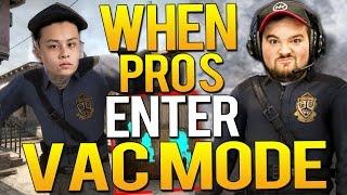 CS:GO - WHEN PRO PLAYERS ENTER VAC MODE!(CRAZY SHOTS)