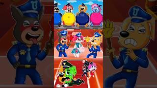 SHERIFF LABRADOR EXE vs DOBIE EXE vs SHERIFF PAPILLON EXE x Coffin Dance | #4778 Tiles Hop #shorts