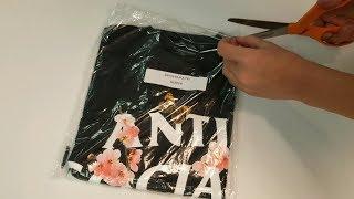 Anti Social Social Club SS19 Unboxing - Shipping, Sizing, and App Verification