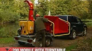 TP 200 MOBILE TURNTABLE wood chipper