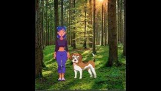 girl and puppy forest escape video walkthrough