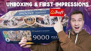 TREFL 9000 pieces jigsaw puzzle | "Ancient Celestial Maps" | 1st impressions (2024)