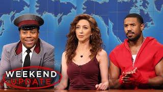 Weekend Update ft. Kenan Thompson, Heidi Gardner and Michael B. Jordan - SNL