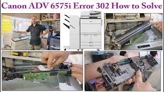 Canon Advance 6575i I 6275 Error 302  Scanner CCD Cleaning I Hindi Urdu English Sub