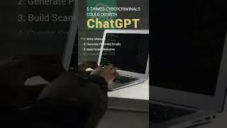 5 Things Cybercriminals Could Do With ChatGPT | #chatgpt #chatgpt3 #shorts #infochatgpt #gpt #viral