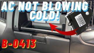 GM Silverado Truck - AC Blows Warm Air On Driver's Side B0413
