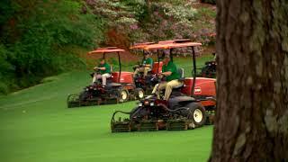 Mower Ballet at Augusta National