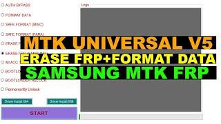 MTK UNIVERSAL V5 | SAMSUNG MTK FRP | Samsung Frp Tool | Mi Account Unlock Erase Frp Format MTK 2021