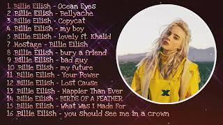 Billie Eilish All Hit Songs Playlist 2025 | 1 Hour Of Billie Eilish