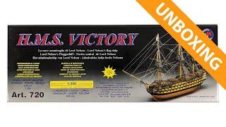 Mantua 720 Victory ship model kit unboxing