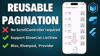 Flutter Infinite Scrolling Pagination For ListView SliverList | No ScrollController