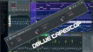 How to use Dblue Tapestop plugin in Fl Studio and Free Download